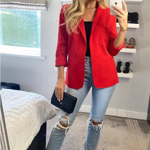 Express Jackets & Blazers - Express - Open Front Boyfriend Blazer
